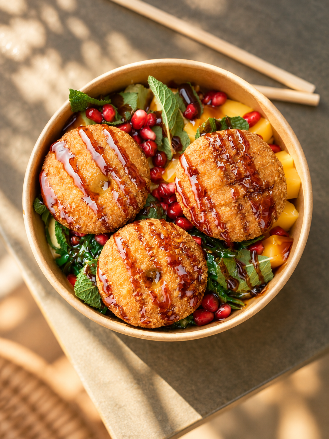 Bowl de falafels